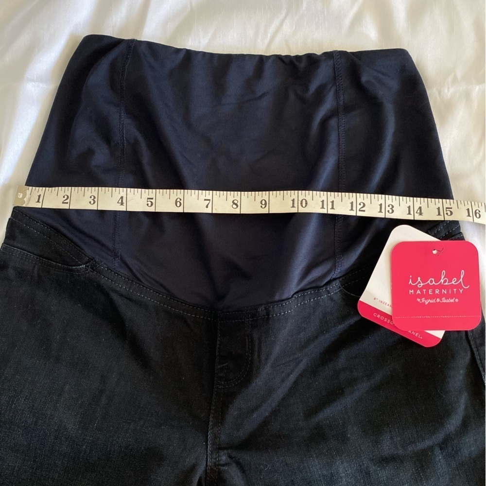 Isabel Maternity Crossover Panel bermuda Shorts - Picture 5 of 13
